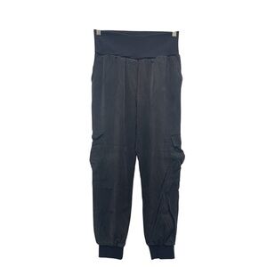 Tribe Kelley Field Cargo Pocket Black Joggers Size Small
